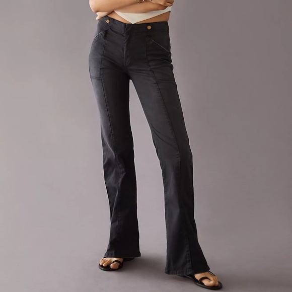 Pilcro • Demilune Flare Utility Pants - Picture 1 of 9